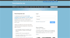 Desktop Screenshot of frenchteacher.net