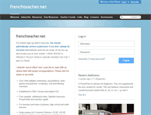 Tablet Screenshot of frenchteacher.net
