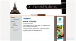 Desktop Screenshot of frenchteacher.eu