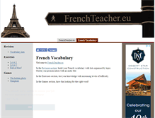 Tablet Screenshot of frenchteacher.eu